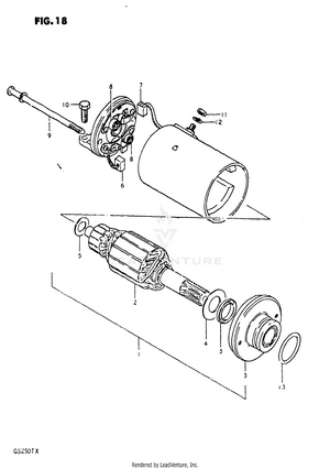 Starting Motor Schematic
