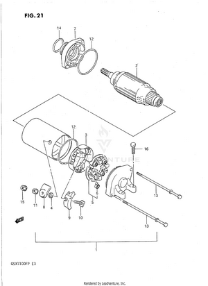 Starting Motor Schematic