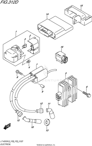 Electrical (lt-a500xzl5 P33) Schematic