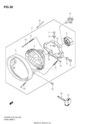Headlamp Assy Schematic