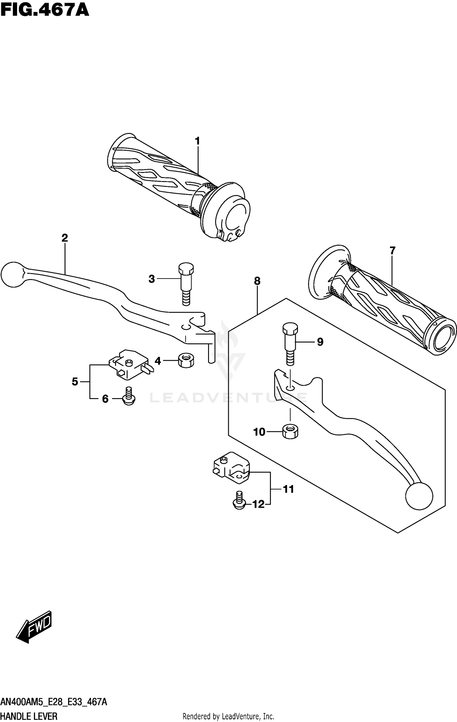 HANDLE LEVER