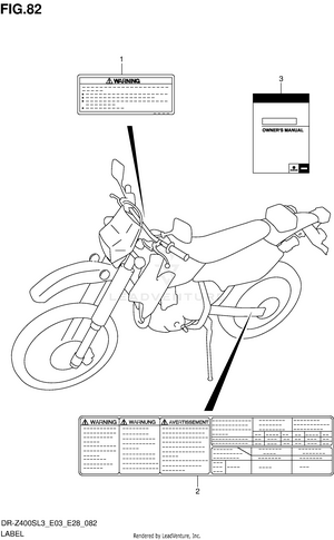 Label (dr-z400sl3 E28) Schematic