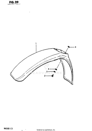 Front Fender Schematic