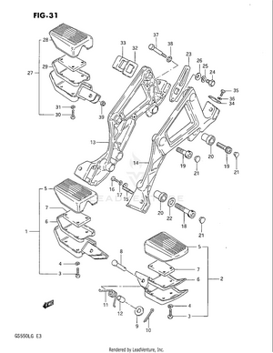 Footrest Schematic
