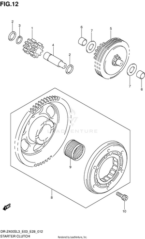 Starter Clutch Schematic