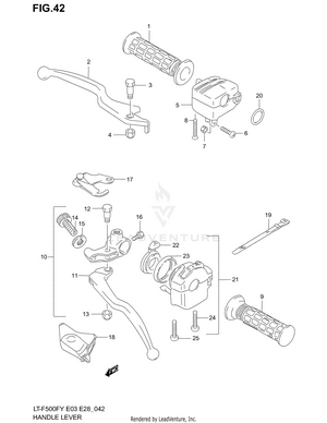 Handle Lever (model W/x/y/k1) Schematic