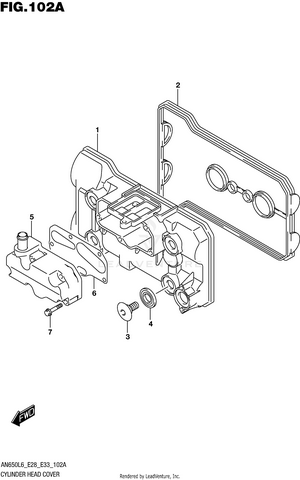 Cylinder Head Cover Schematic