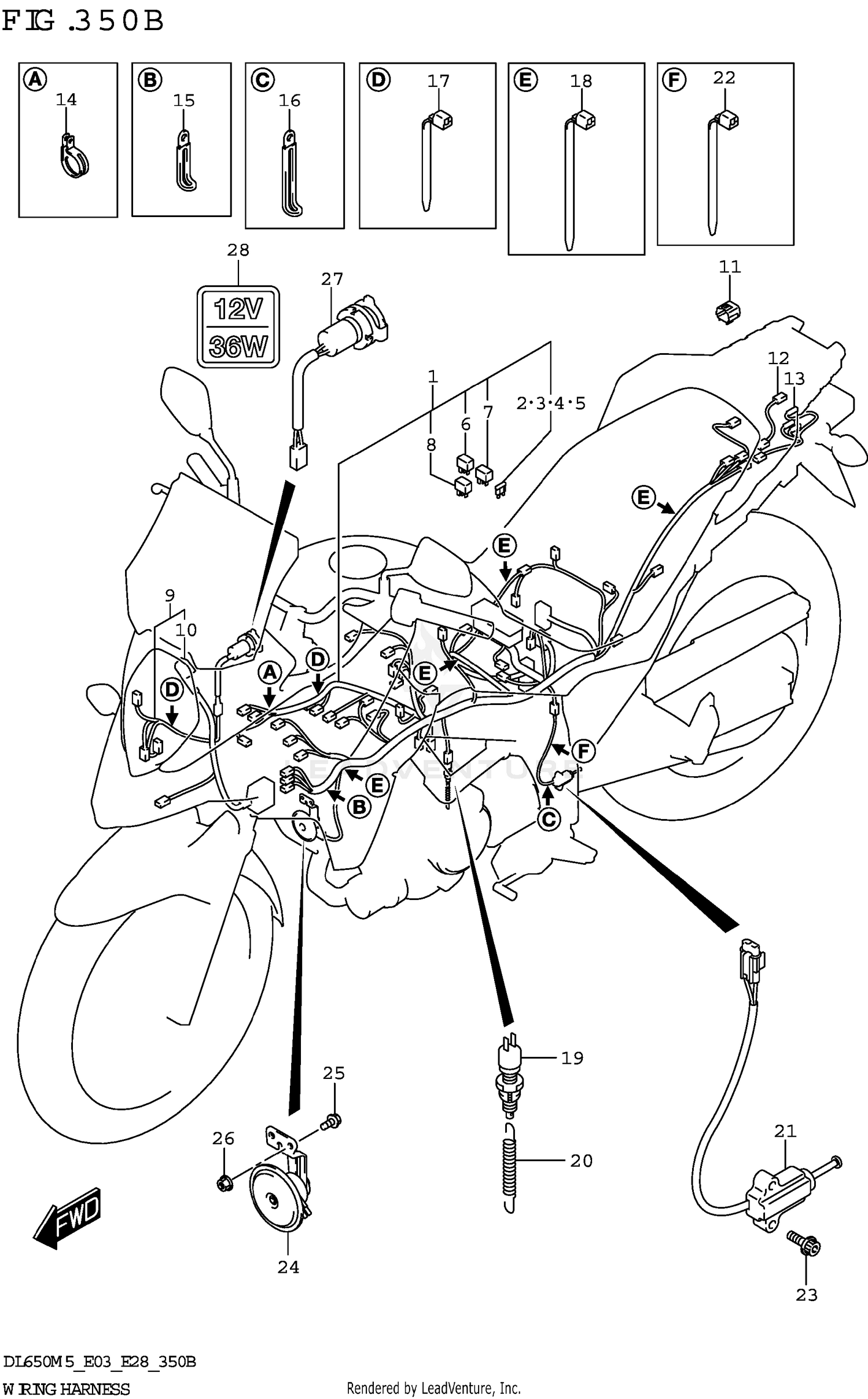 WIRING HARNESS (E03,E28)
