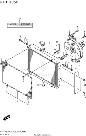 Radiator (lt-a750xm2 P28) Schematic