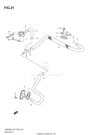 2nd Air (model K3/k4/k5/k6) Schematic