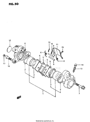Front Caliper (model N) Schematic
