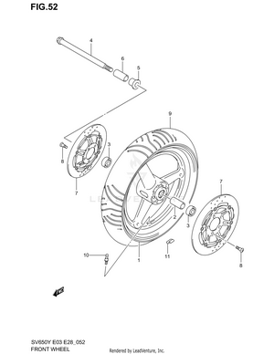 Front Wheel Schematic