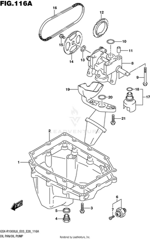 Oil Pan/oil Pump Schematic