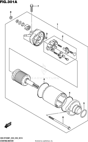 Starting Motor Schematic
