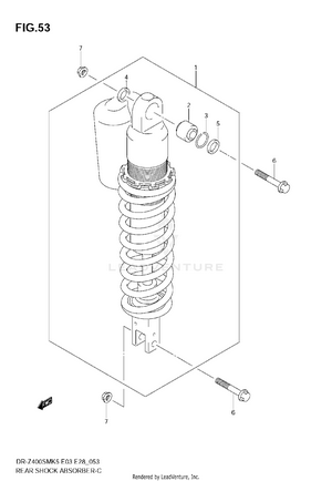 Rear Shock Absorber Schematic