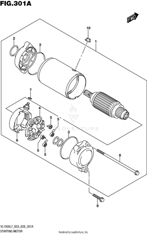 Starting Motor Schematic