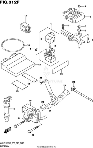 Electrical (gsx-s1000zl8 E33) Schematic