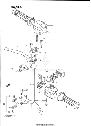 Handle Switch (model K/l/m/n/p) Schematic