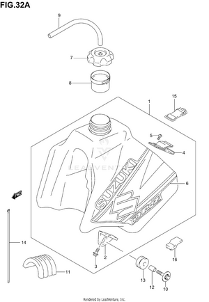 Fuel Tank (model K2) Schematic