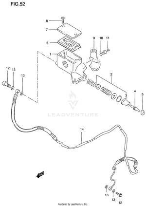 Clutch Master Cylinder Schematic