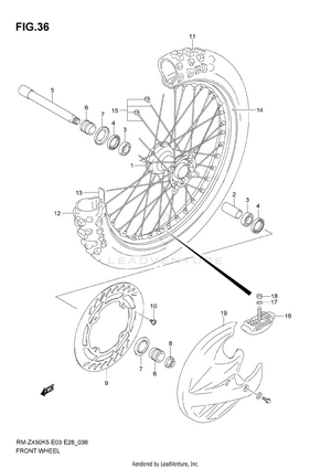 Front Wheel Schematic