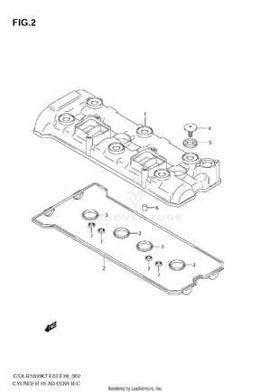 Cylinder Head Cover Schematic