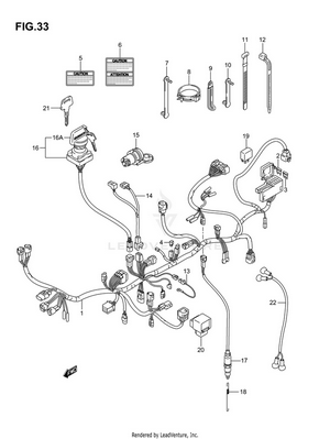 Wiring Harness (model K4/k5) Schematic
