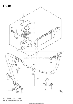 Clutch Master Cylinder Schematic