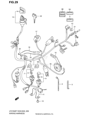 Wiring Harness (model X/y) Schematic