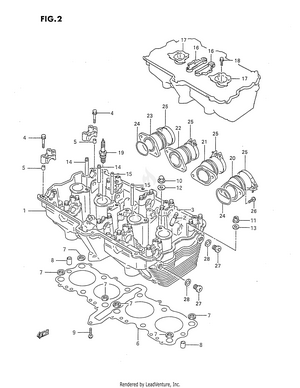 Cylinder Head Schematic