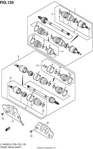 Front Drive Shaft Schematic