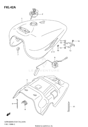 Fuel Tank (vzr1800zk7/zk8) Schematic