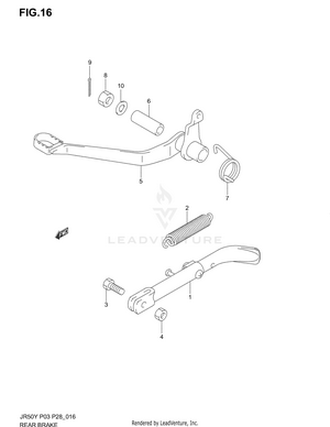 Rear Brake Schematic
