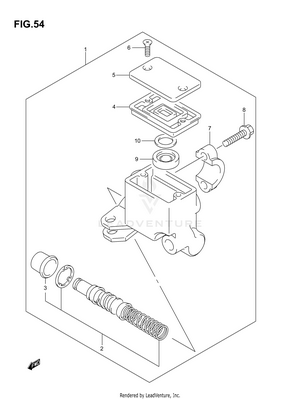Front Master Cylinder Schematic