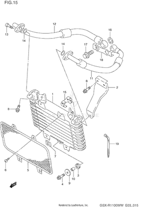 Oil Cooler Schematic