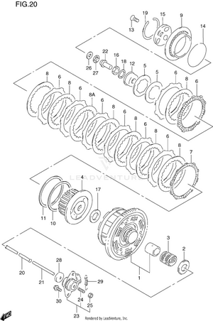 Clutch (model V/w) Schematic
