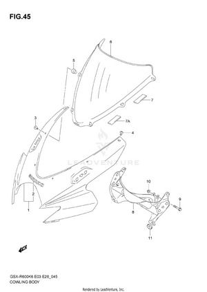 Cowling Body Schematic