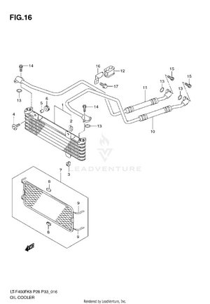 Oil Cooler Schematic