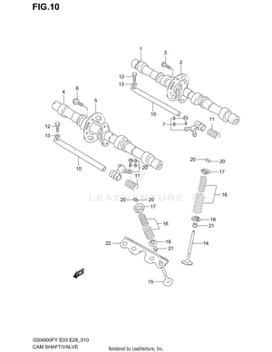 Cam Shaft - Valve Schematic