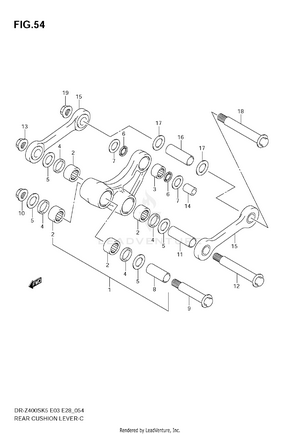Rear Cushion Lever Schematic