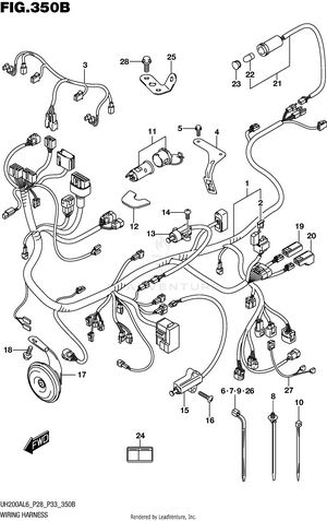 Wiring Harness (uh200al6 P33) Schematic