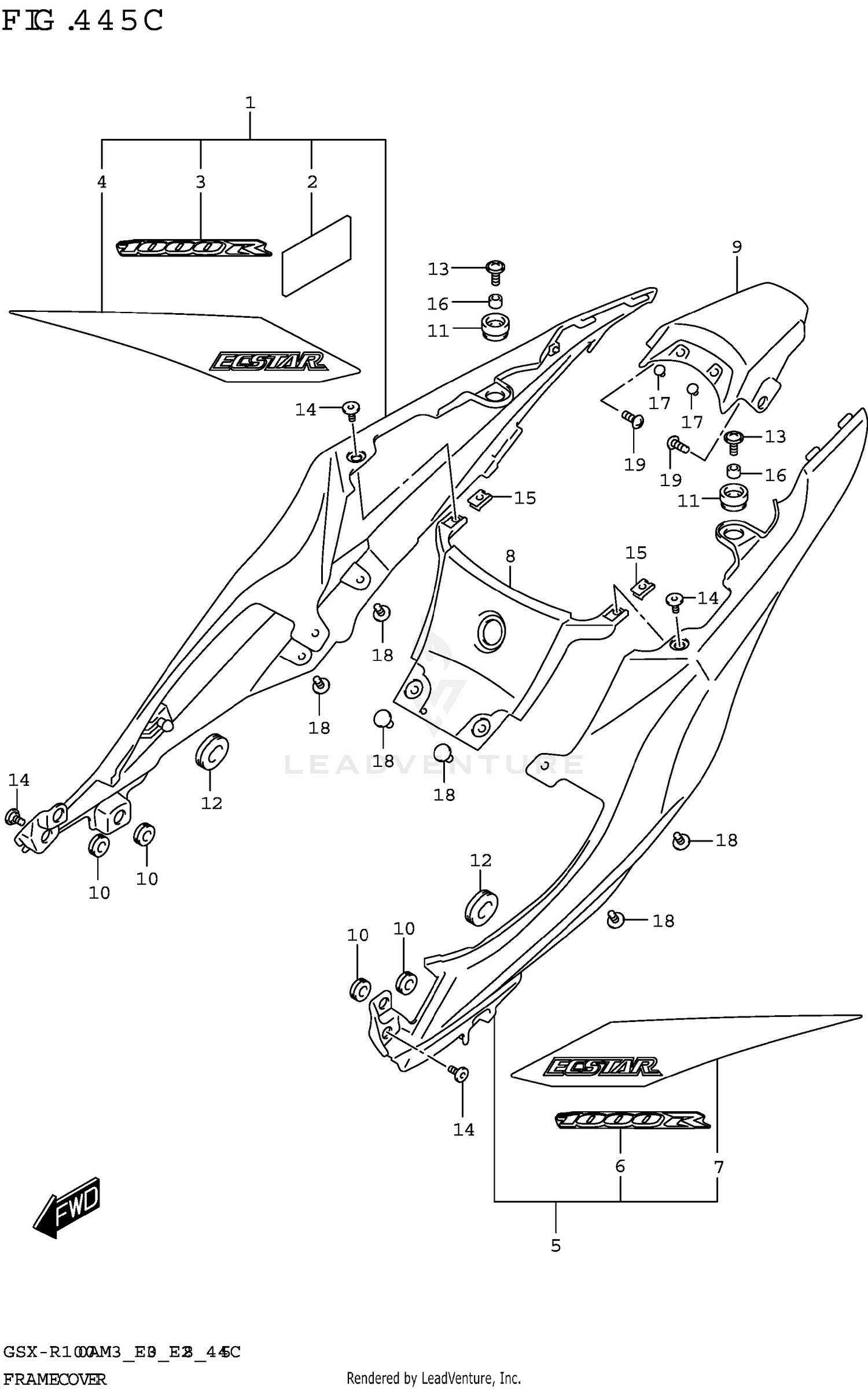 FRAME COVER (GSX-R1000RZA)