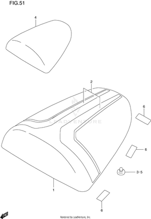 Seat Tail Box (model V) Schematic