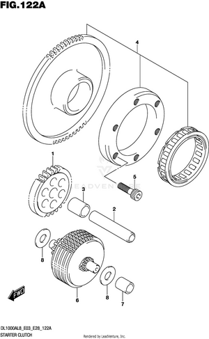 Starter Clutch Schematic