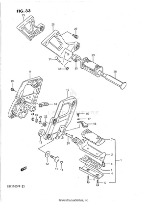 Footrest Schematic