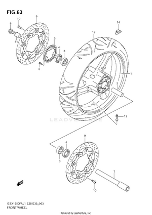 Front Wheel Schematic