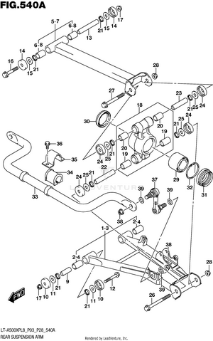 Rear Suspension Arm Schematic