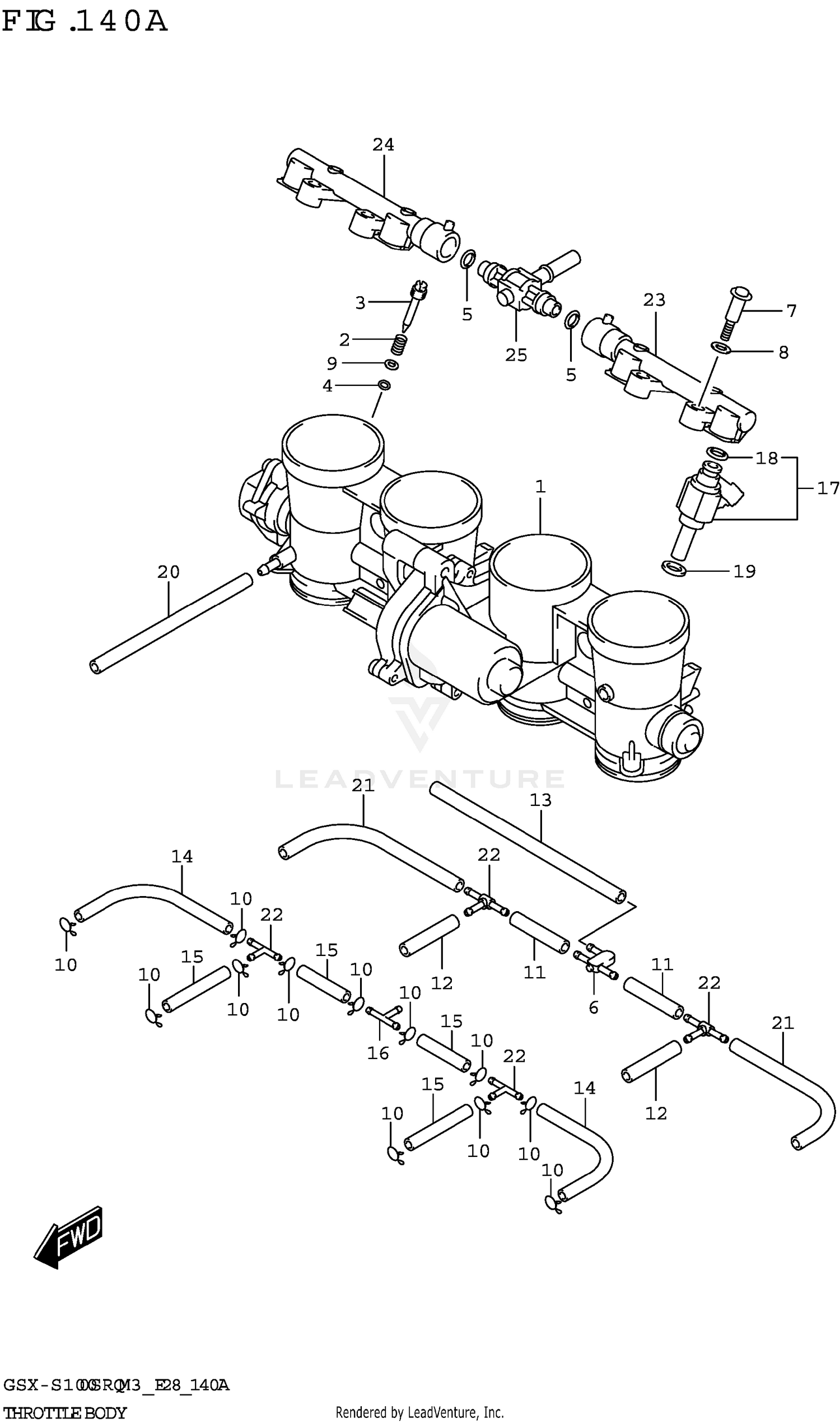 THROTTLE BODY (E33)