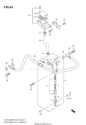 Rear Master Cylinder Schematic