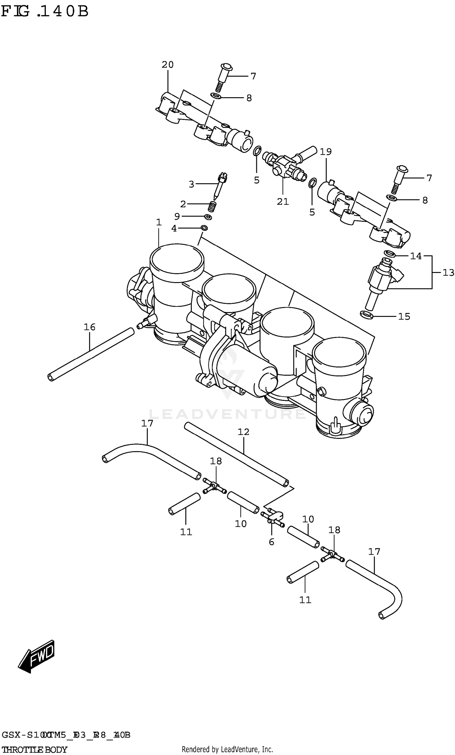 THROTTLE BODY (E03,E28)